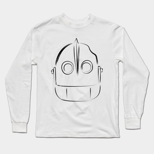 The Iron Giant Long Sleeve T-Shirt by POPITONTHEWALL